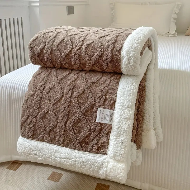 CuddleCloud - Bequeme Sherpa-Decke [Letzter Tag Rabatt]