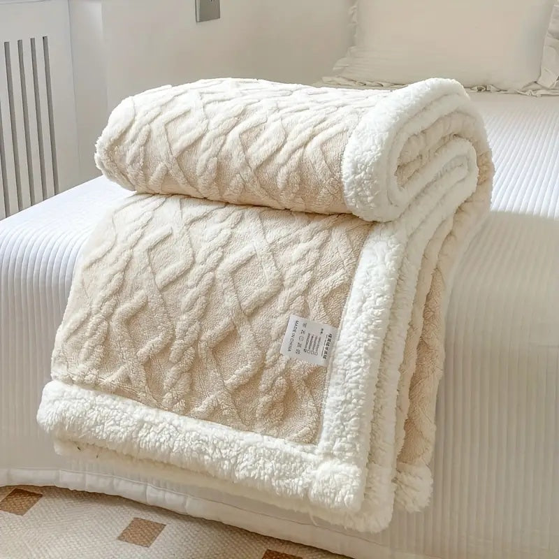 CuddleCloud - Bequeme Sherpa-Decke [Letzter Tag Rabatt]