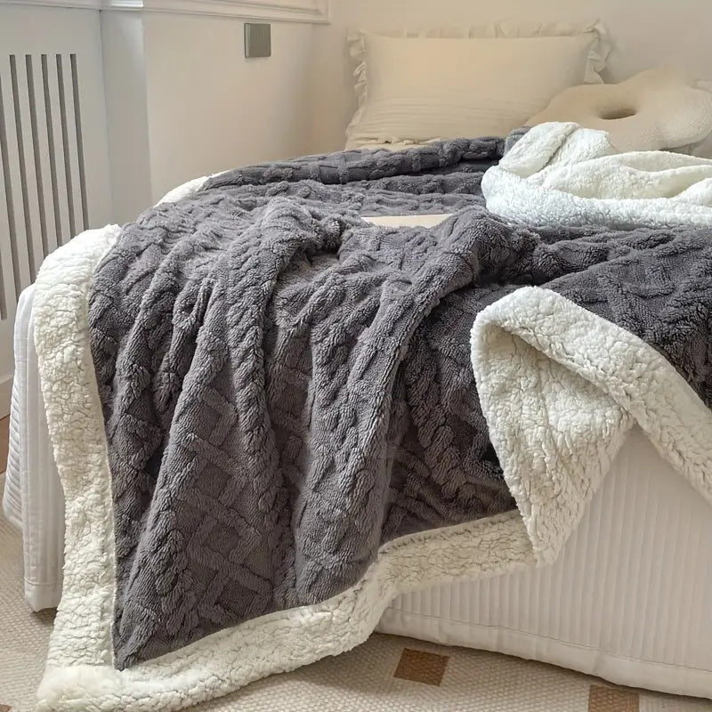 CuddleCloud - Bequeme Sherpa-Decke [Letzter Tag Rabatt]