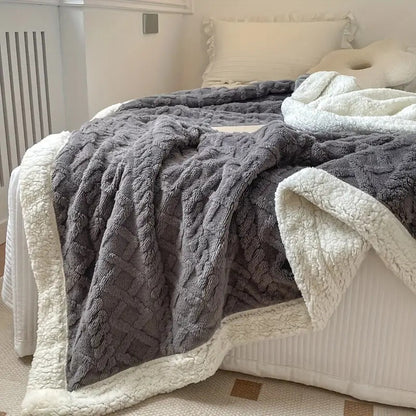 CuddleCloud - Bequeme Sherpa-Decke [Letzter Tag Rabatt]