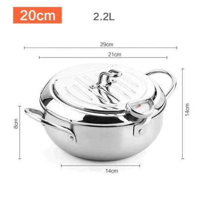 ChefsChoice - Meisterfritteuse mit Thermometer
