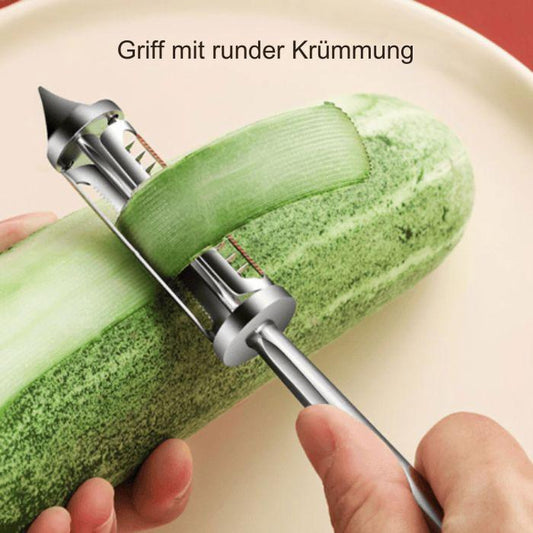 PrimePeel - Multifunktionaler Edelstahl-Gemüseschäler