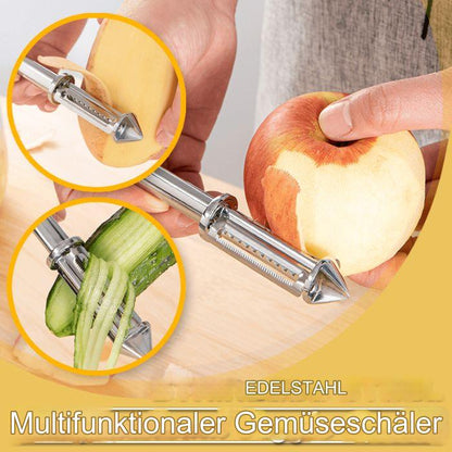 PrimePeel - Multifunktionaler Edelstahl-Gemüseschäler