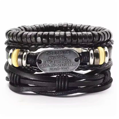 TRUST IN GOD | Lederarmband