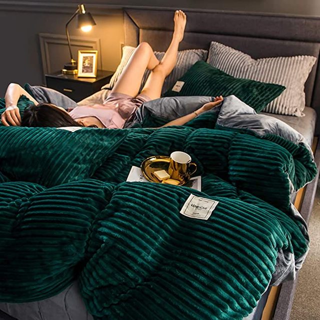 SoftVelour - Samt-Bettdecke, ein 5-Sterne-Hotel wie zu Hause [Letzter Tag Rabatt]