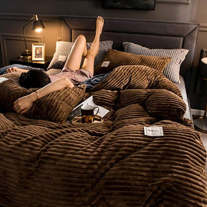 SoftVelour - Samt-Bettdecke, ein 5-Sterne-Hotel wie zu Hause [Letzter Tag Rabatt]