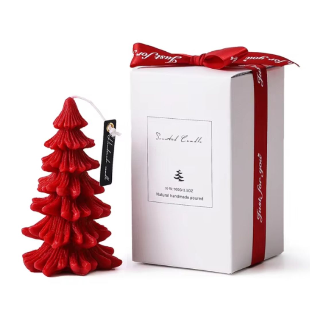 TreeEssence - Duftende Weihnachtsbaumkerze [Letzter Tag Rabatt]