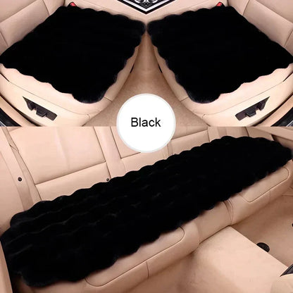 SeatVelour - Luxus Verdickte Plüsch Autositzkissen Set  [Letzter Tag Rabatt]