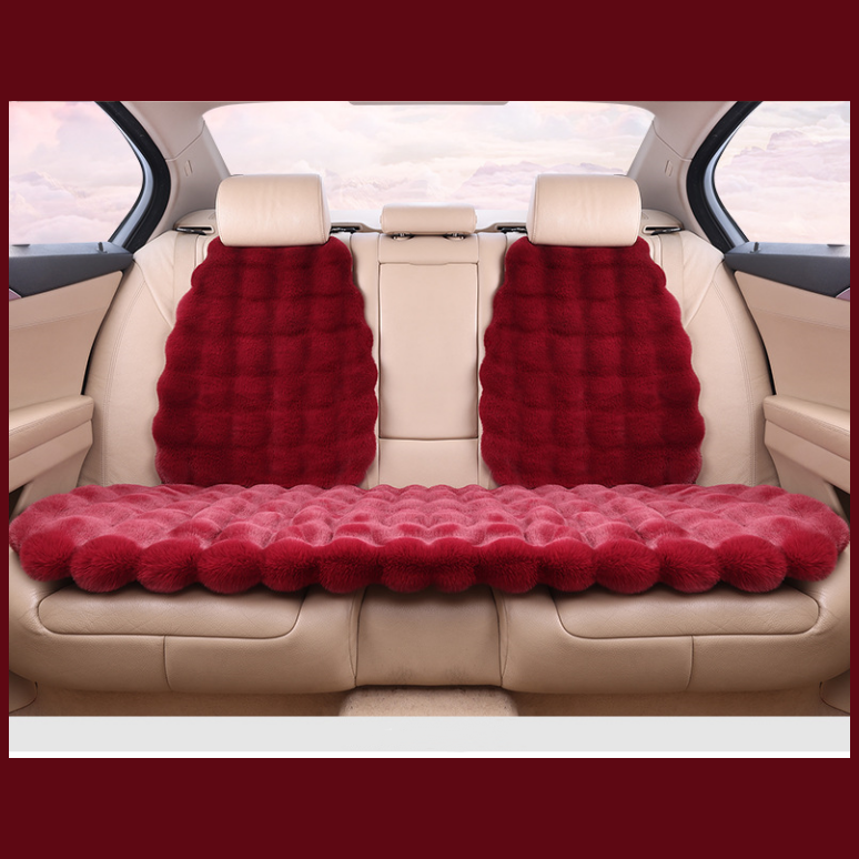 SeatVelour - Luxus Verdickte Plüsch Autositzkissen Set  [Letzter Tag Rabatt]