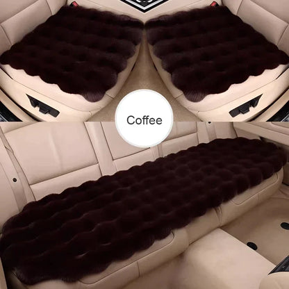 SeatVelour - Luxus Verdickte Plüsch Autositzkissen Set  [Letzter Tag Rabatt]