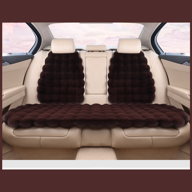 SeatVelour - Luxus Verdickte Plüsch Autositzkissen Set  [Letzter Tag Rabatt]