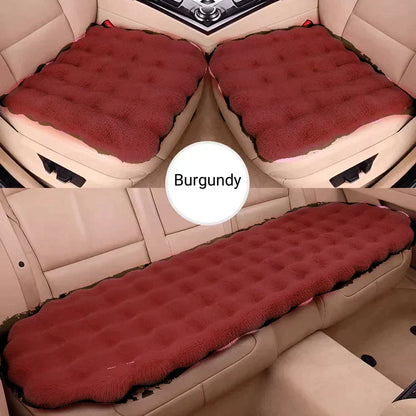 SeatVelour - Luxus Verdickte Plüsch Autositzkissen Set  [Letzter Tag Rabatt]