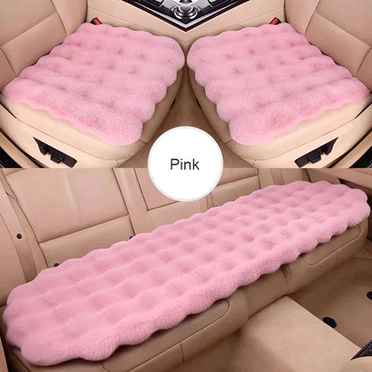 SeatVelour - Luxus Verdickte Plüsch Autositzkissen Set  [Letzter Tag Rabatt]