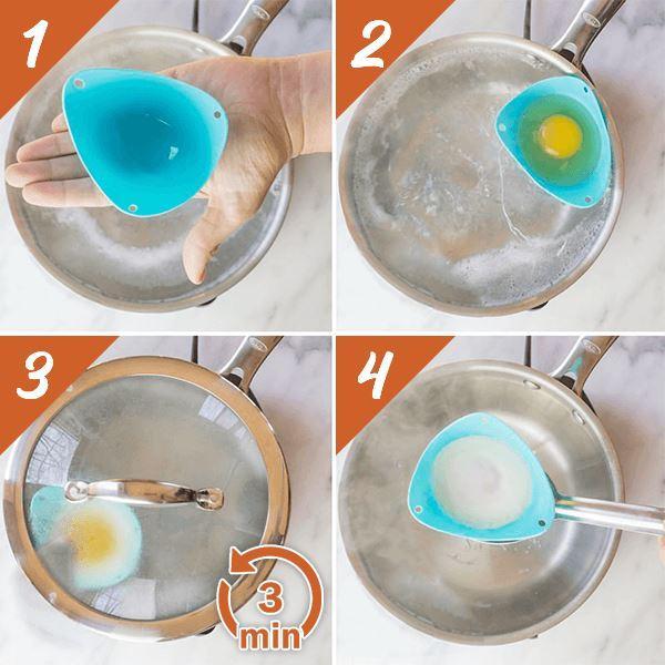 2+2 GRATIS | EasyPoach - Einfach Silikon-Eierpochierer [Letzter Tag Rabatt]