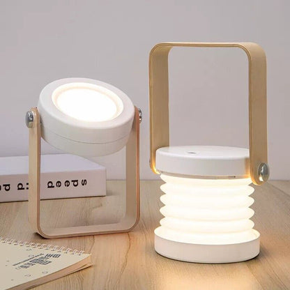 50% Rabatt | LuminaTwist - Zusammenklappbare LED-Nachtlampe