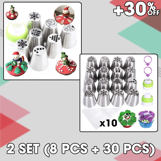 50% RABATT | SweetTip - Weihnachts-Kuchenzapfenset