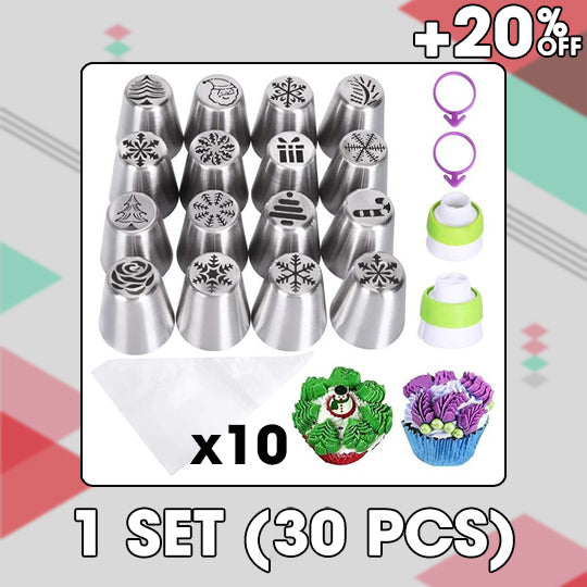 50% RABATT | SweetTip - Weihnachts-Kuchenzapfenset