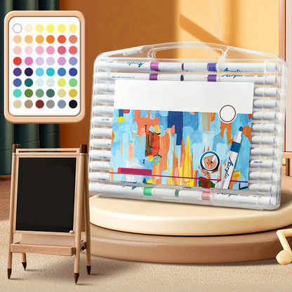 50% RABATT | AcrylicPen - Komplettes Acrylmarker-Set mit 24 Farben [Letzter Tag Rabatt]